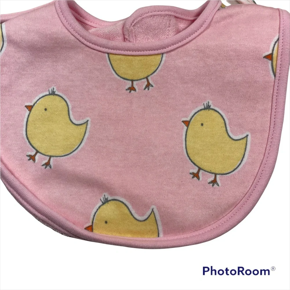 NWOT 3 pack Mommy’s little chick girl bibs